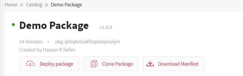 Demo package