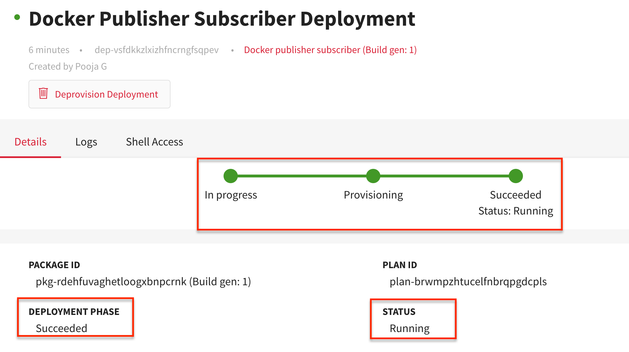 Docker Publisher Subscriber Deployment